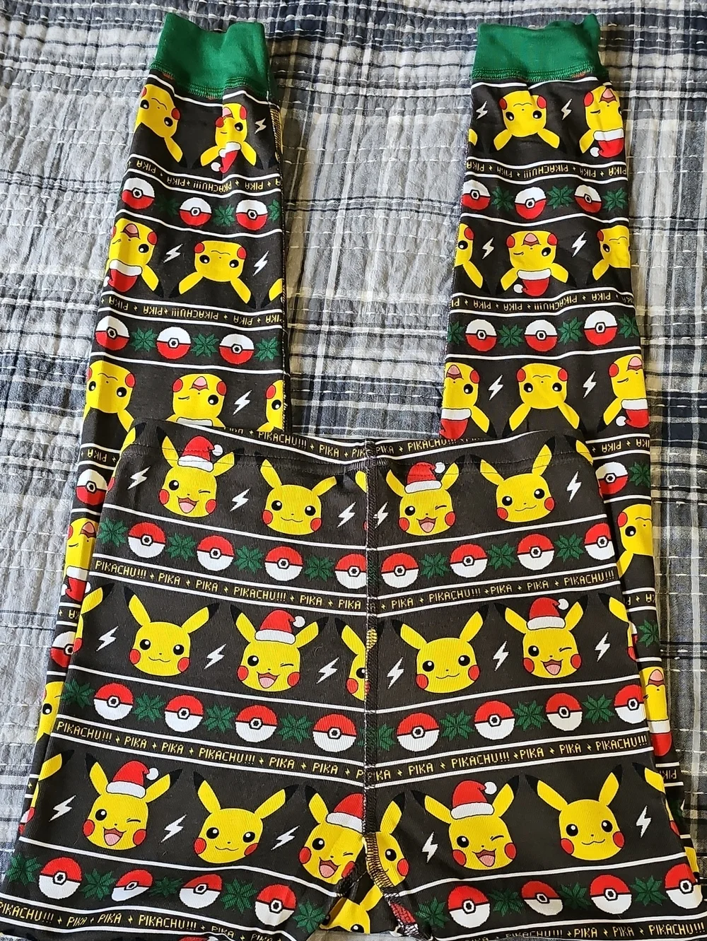 Hanna Andersson Pokemon Pikachu Christmas Pajama Bottoms